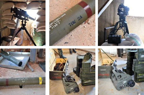 Hallan armas sofisticadas estadounidenses en escondites terroristas